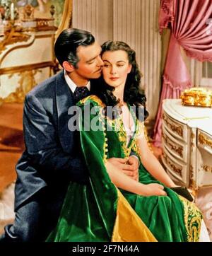 GEGANGEN mit dem WIND 1939 MGM Film mit Vivien Leigh und Clark Gable Stockfoto