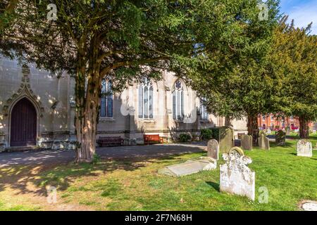 St. Andrew's Church in Ombersley, Worcestershire, England. Stockfoto