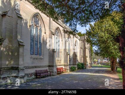 St. Andrew's Church in Ombersley, Worcestershire, England. Stockfoto