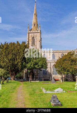 St. Andrew's Church in Ombersley, Worcestershire, England. Stockfoto