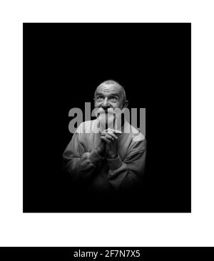 Athol Fugard...... Südafrikanischer Dramatiker in London.pic David Sandison 15/3/2002 Stockfoto