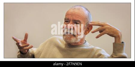 Athol Fugard...... Südafrikanischer Dramatiker in London.pic David Sandison 15/3/2002 Stockfoto
