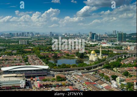 Puchong Perdana Moschee, Selangor, Malaysia Stockfoto