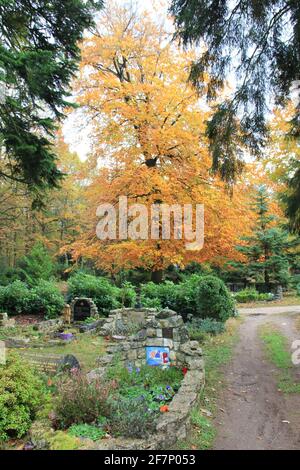 Heilig Landstichting Friedhof Stockfoto