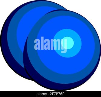 Elementarstickstoff (N2). Stickstoffgas ist der Hauptbestandteil der Erdatmosphäre. 3D-Rendering. Atome werden als Kugeln mit CO dargestellt Stock Vektor