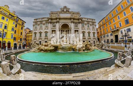 Fontana di Trevi (Roma) Stockfoto