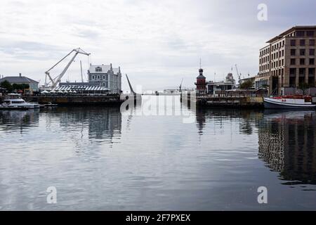 Die V&A Waterfront, Cape Town, Südafrika. Stockfoto