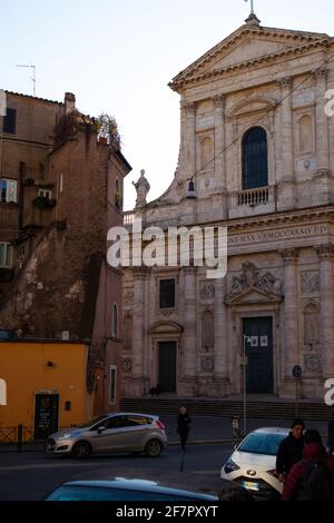 Chiesa Parrocchiale di San Giovanni Battista dei Fiorentini Kirche. Rom, Italien Stockfoto