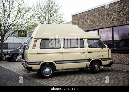 VW Bus T3 Luftgekühlt Joker Wohnmobil Stockfoto