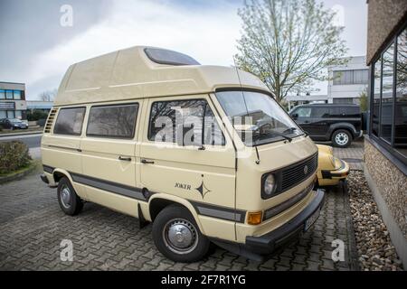 VW Bus T3 Luftgekühlt Joker Wohnmobil Stockfoto