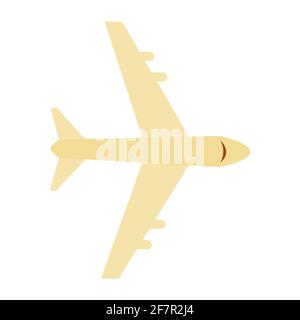 Flugzeug-Symbol in trendigen flachen Stil isoliert auf dem Hintergrund. Flugzeug-Symbol für Ihre Website-Design, Logo, App. Stock Vektor