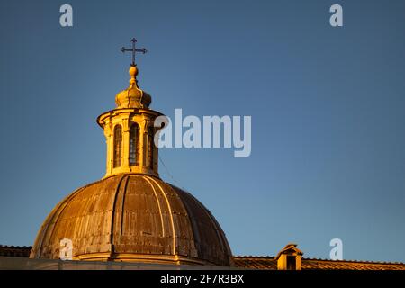 Kuppel von Cappella Theodoli oder Santa Maria del Popolo, Rom Italien Stockfoto