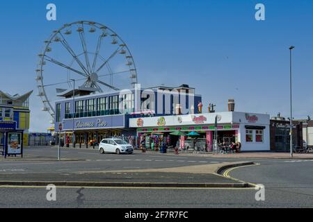 Clarence Pier in Southsea Portsmouth an einem sonnigen Tag Stockfoto