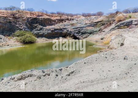 Vermiculite Mine im brasilianischen Bundesstaat Paraiba Stockfoto