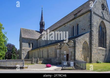 Kloster Loccum aus dem 12. Jahrhundert, lutherisches Kloster in der Stadt Rehburg-Loccum, Niedersachsen / Niedersachsen, Deutschland Stockfoto