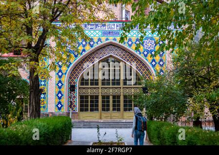 Der Innenhof der Blauen Moschee in der Stadt Jerewan, Armenien Stockfoto