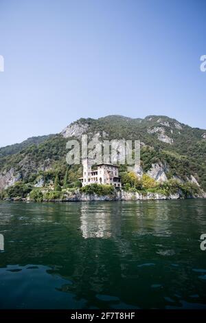 Villa La Gaeta wie im James Bond Casino Royale gesehen. Comer See, Italien Stockfoto