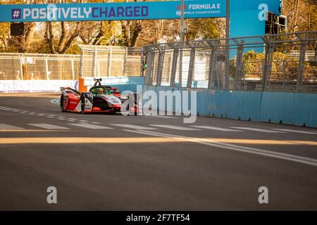 Rom, Italien. April 2021. 9. April 2021, Rom, Circuito di Roma, ABB Formel E WM Rom: Shakedown, # 11 Lucas di Grassi (BRA), Team Audi Sport ABT SCHAEFFLER (Schweiz/Kroatien OUT) Quelle: SPP Sport Pressefoto. /Alamy Live News Stockfoto