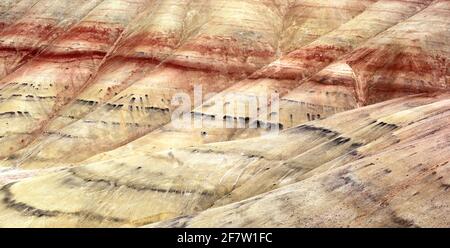 The Painted Hills, Oregon Stockfoto