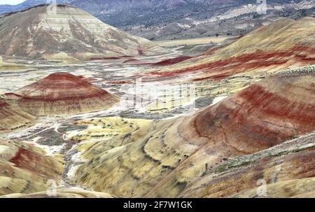 The Painted Hills, Oregon Stockfoto