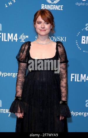 LONDON, GROSSBRITANNIEN - 02. Dezember 2018: Jessie Buckley nimmt am 2. Dezember 2018 in Lon an den 21. British Independent Film Awards im Old Billingsgate Teil Stockfoto