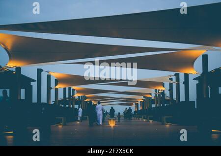 jeddah corniche neuer Strand Stockfoto