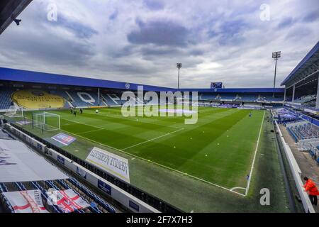 LONDON, GROSSBRITANNIEN. APRIL10TH: QPR-Stadion vor dem Sky Bet Championship-Spiel zwischen Queens Park Rangers und Sheffield Mittwoch im Loftus Road Stadium, London am Samstag, den 10. April 2021. (Kredit: Ian Randall, Mi News) Kredit: MI Nachrichten & Sport /Alamy Live News Stockfoto