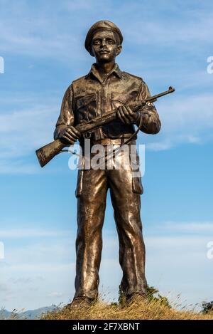 Frank Pais Statue Skulptur in Santiago de Cuba, Kuba Stockfoto