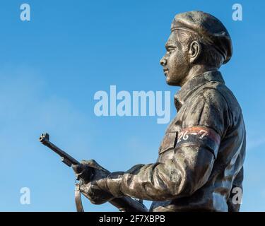 Frank Pais Statue Skulptur in Santiago de Cuba, Kuba Stockfoto