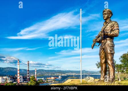 Frank Pais Statue Skulptur in Santiago de Cuba, Kuba Stockfoto