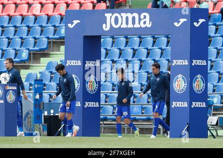 Takefusa Kubo (Getafe), 10. APRIL 2021 - Fußball / Fußball : Spanisches 'La Liga Santander' Spiel zwischen Getafe CF - Cadiz CF im Coliseum Alfonso Perez in Getafe, Spanien. (Foto von Mutsu Kawamori/AFLO) Stockfoto