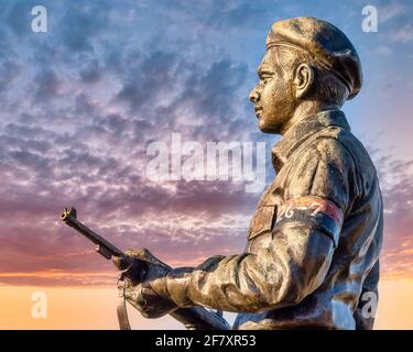 Frank Pais Statue Skulptur in Santiago de Cuba, Kuba Stockfoto