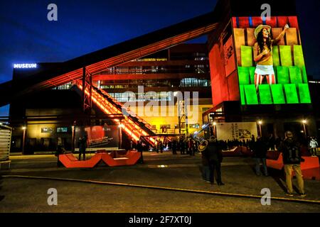 11.01.2020, Essen, Ruhrgebiet, Nordrhein-Westfalen, Deutschland - zehn nach zehn, 10 Jahre Kulturhauptstadt und Ruhr Museum. Alle Bilder sind noch nicht da. Stockfoto