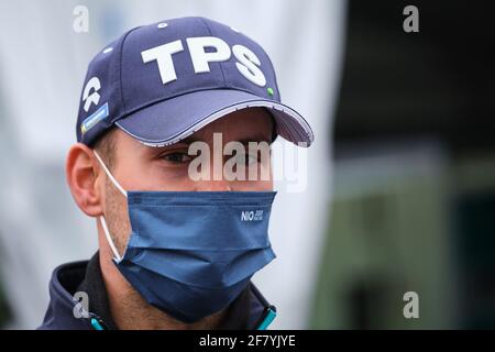 Rom, Italien. April 2021. #88 Tom Blomqvist (GBR) - NIO 333 während des ePrix von Rom 2021, 3. Runde der Formel-E-Weltmeisterschaft 2020-21, Formel E in Rom, Italien, April 10 2021 Quelle: Independent Photo Agency/Alamy Live News Stockfoto