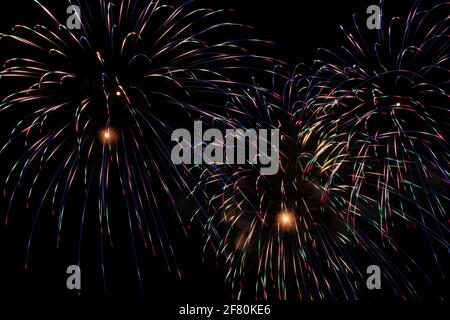 Penghu Feuerwerk Festival Stockfoto