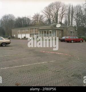 Die Kantine auf dem Feld der Tapijnkazerne in Maastricht. Stockfoto
