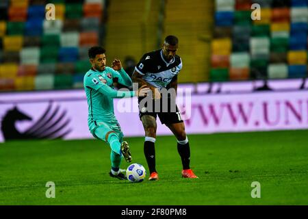 Dacia Arena Friuli Stadion, Udine, Italien, 10. April 2021, Walace (Udinese Calcio) während Udinese Calcio gegen FC Turin, Italienisches Fußballspiel Serie A - Foto Alessio Marini / LM Stockfoto