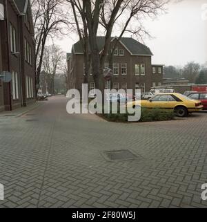Ein Teil des Feldes von tapijnkazerne in Maastricht. Stockfoto