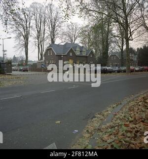 Das Eingangstor der Tapijnkazerne in Maastricht. Stockfoto