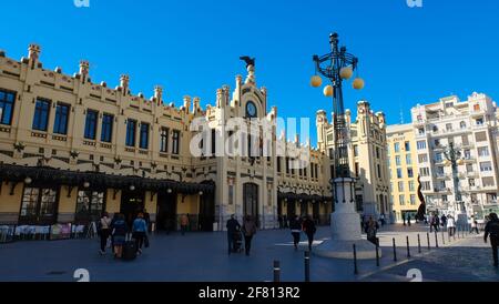 Valencia ist die Hauptstadt der autonomen Gemeinschaft Valencia Und die drittgrößte Stadt Spaniens Stockfoto