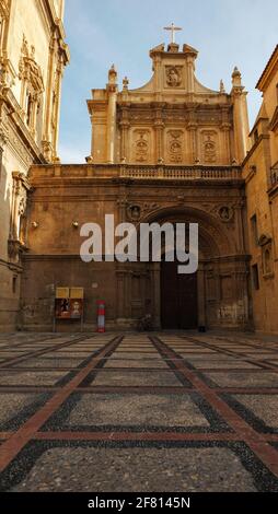 Kathedrale die Kirche Santa Maria in Murcia (Iglesia Catedral de Santa María en Murcia) oder die Kathedrale von Murcia, ist eine katholische Kirche in Murcia, Spanien Stockfoto