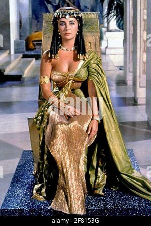 CLEOPATRA 1963 Twentieth Century Fox Film mit Elizabeth Taylor Stockfoto