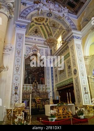 Hochaltar der Chiesa di Santa Maria di Betlem, Modica Stockfoto