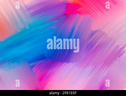 Handgezeichnete digitale Malerei mit einem abstrakten bunten Hintergrund oder Textur Stockfoto