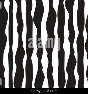 Handgezeichneter abstrakter Hintergrund mit nahtlosem Muster. Vektorgrafik. EPS10 Stock Vektor