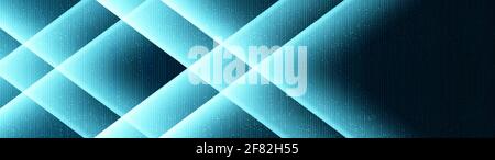 Panorama Abstract Digital Wave Technology Hintergrund, Hi-Tech Digital und Sound Wave Konzept Design, Freier Platz für Text in Put, Vektor-Illustration. Stock Vektor