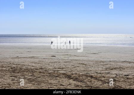 Cefin Sidan Sands, Pembrey Country Park, Pembrey, Burry Port, Carmarthenshire, Wales Stockfoto