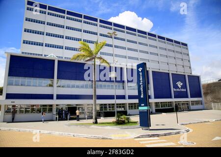 salvador, bahia, brasilien - 25. januar 2021: Sitz der Federal Revenue von Brasilien, in der Stadt Salvador. Stockfoto