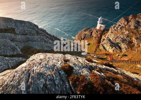 Sheeps Head Leuchtturm auf der Halbinsel Sheeps Head auf der Wild-Halbinsel Atlantic Way in West Cork in Irland Stockfoto