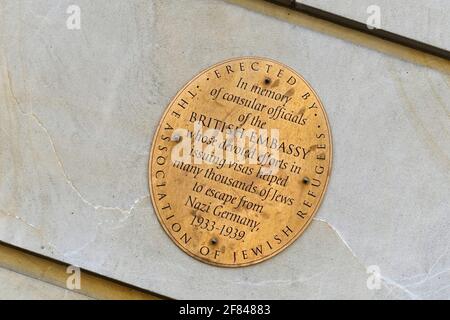 Britische Botschaft in Berlin, Deutschland Stockfoto